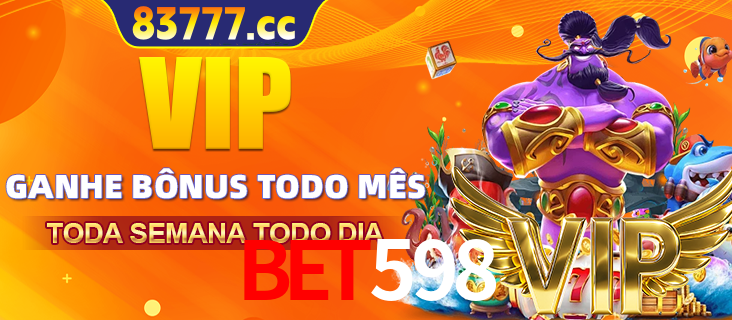 Banner promocional do bet598 oferecendo 100% de recompensas adicionais contínuas para quem fizer o login diário (Daily sign-in), com um mascote de coelho.