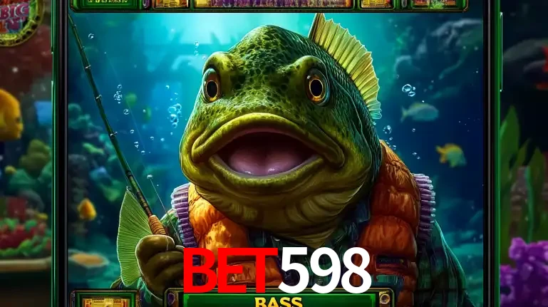 Personagem de peixe pescador do popular jogo de slot com tema de pescaria, uma das emocionantes opções de caça-níqueis para jogar e ganhar no cassino bet598.