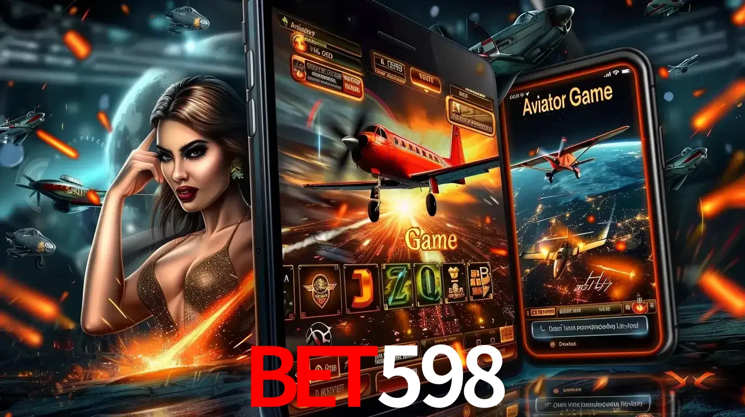 Mulher estilosa cercada por telas que exibem a jogabilidade do Aviator, capturando a intensidade e a estratégia deste popular crash game oferecido pelo bet598.
